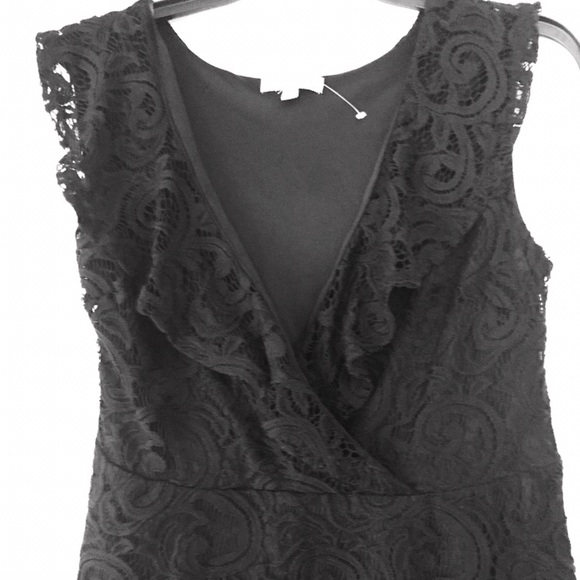 NWOT!! Cute black cocktail dress junior sz XL - Picture 2 of 5